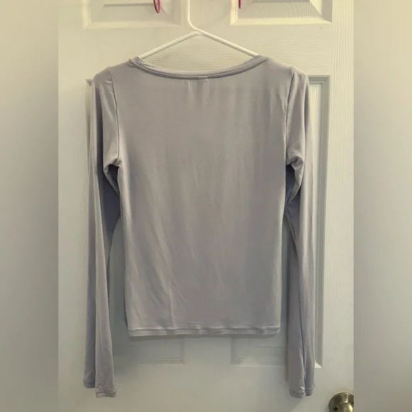 SKIMS Scoop Neck Sleep Set With Shorts In Zen Blue Size Medium - Picture 5 of 14